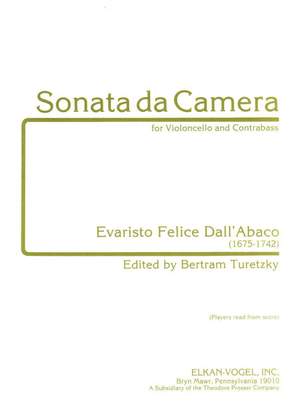 Evaristo Felice dall' Abaco: Sonata Da Camera