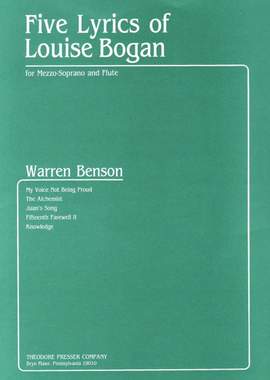 Warren Benson: Five Lyrics Of Luise Bogan