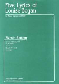 Warren Benson: Five Lyrics Of Luise Bogan