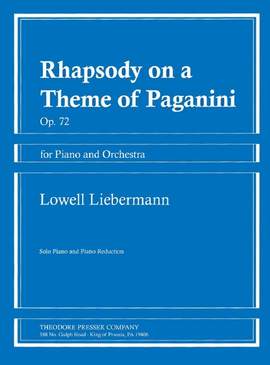 Lowell Liebermann: Rhapsody On A Theme Of Paganini