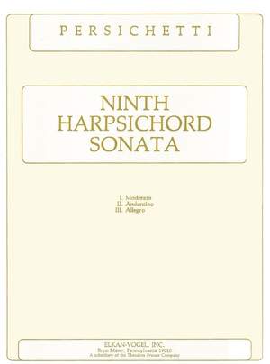 Vincent Persichetti: Ninth Harpsichord Sonata