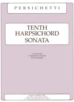 Vincent Persichetti: Tenth Harpsichord Sonata