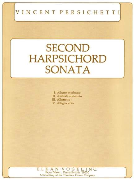 Vincent Persichetti: Second Harpsichord Sonata
