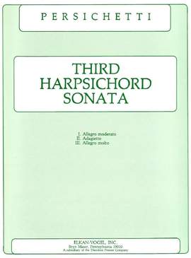 Vincent Persichetti: Third Harpsichord Sonata