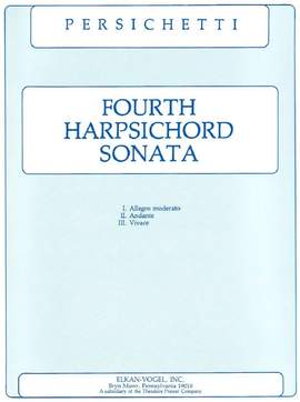 Vincent Persichetti: Fourth Harpsichord Sonata