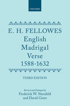 English Madrigal Verse 1588-1632