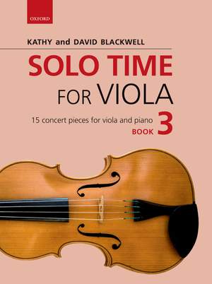 Blackwell, Kathy: Solo Time for Viola Book 3