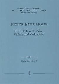 Gohr, Peter Emil: Trio in F major for piano, violin and cello