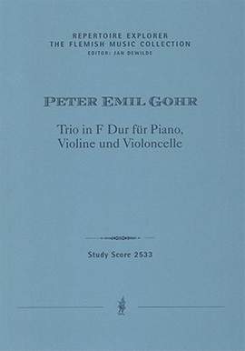 Gohr, Peter Emil: Trio in F major for piano, violin and cello