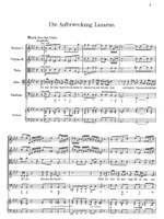 Bach, Johann Christoph Friedrich: The Raising of Lazarus, Oratorio Product Image