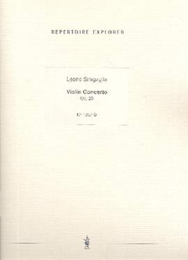Sinigaglia, Leone: Violin Concerto Op. 20