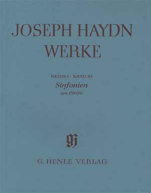 Haydn, F J: Sinfonien um 1780/81