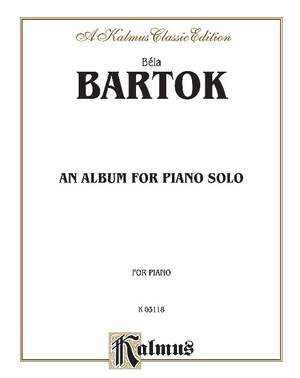 Bartok: An Album for Piano Solo