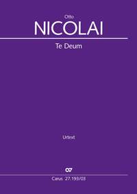 Nicolai, Otto: Te Deum (1832)