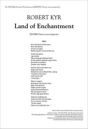 Robert Kyr_D.H. Lawrence: Land of Enchantment