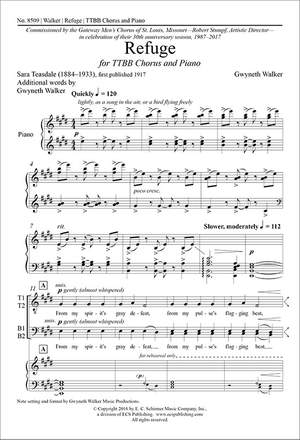 Gwyneth Walker_Sara Teasdale: Refuge