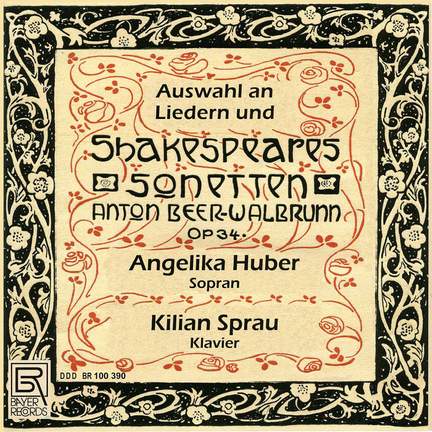 Beer-Walbrunn: Shakespeare Sonnets & other lieder
