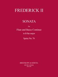 Friedrich II. der Große: Sonata in Bb Major Spitta No. 76