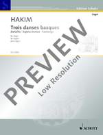 Hakim, N: Trois danses basques Product Image
