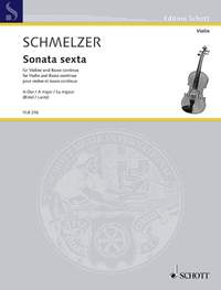 Schmelzer, J H: Sonata sexta A major