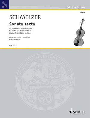 Schmelzer, J H: Sonata sexta