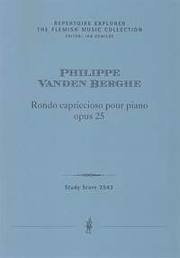 Van den Berghe, Philippe: Rondo capriccioso pour piano, opus 25