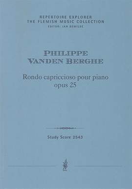 Van den Berghe, Philippe: Rondo capriccioso pour piano, opus 25