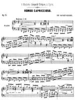 Van den Berghe, Philippe: Rondo capriccioso pour piano, opus 25 Product Image