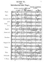 Lachner, Franz: Suite No. 6, Opus 150, C major for orchestra Product Image