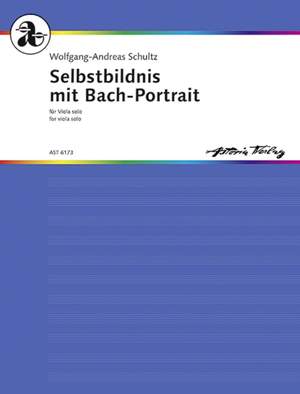 Schultz, W: Selbstbildnis mit Bach-Portrait