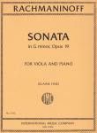 Rachmaninoff, S W: Sonata G minor G minor op. 19