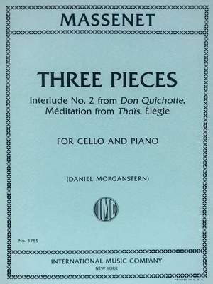 Massenet, J É F: Three Pieces