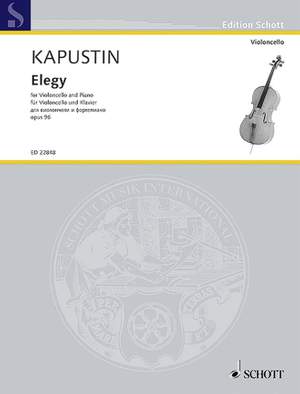 Kapustin, N: Elegy op. 96