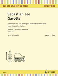 Lee, S: Gavotte B minor op. 112