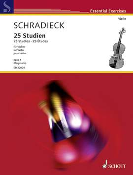 Schradieck, H: 25 Studien op. 1