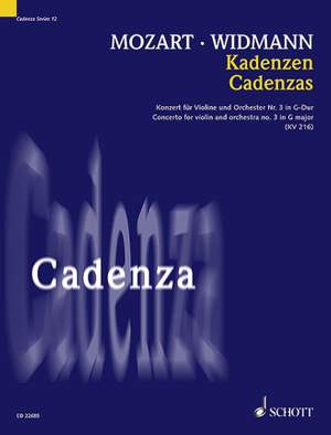 Widmann, J: Cadenzas KV 216 Vol. 12