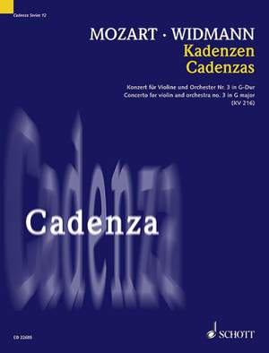 Widmann, J: Kadenzen KV 216 Vol. 12
