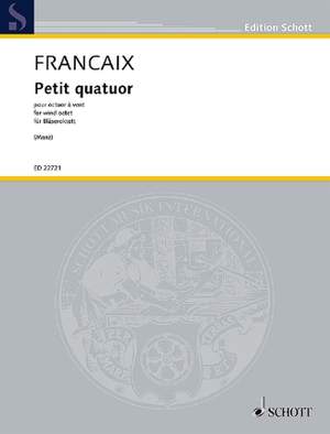 Françaix, J: Petit quatuor