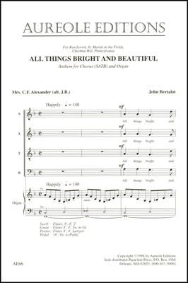 John Bertalot: All Things Bright and Beautiful