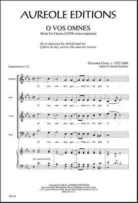 Giovanni Croce: O Vos Omnes