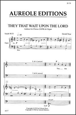 Gerald Near: They That Wait Upon the Lord