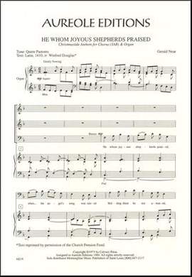 Gerald Near: He Whom Joyous Shepherds Praised