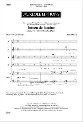 Gerald Near: Lumen de Lumine