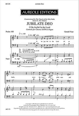 Gerald Near: Jubilate Deo