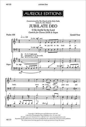 Gerald Near: Jubilate Deo