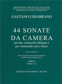 Gaetano Chiabrano: 44 Sonate Da Camera (Libro I)