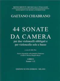 Gaetano Chiabrano: 44 Sonate Da Camera (Libro I)
