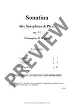Christopher Wiggins: Sonatina op. 91 Product Image
