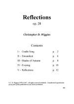 Christopher Wiggins: Reflections op. 28 Product Image