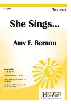 Amy F. Bernon: She Sings (Two-part and piano)